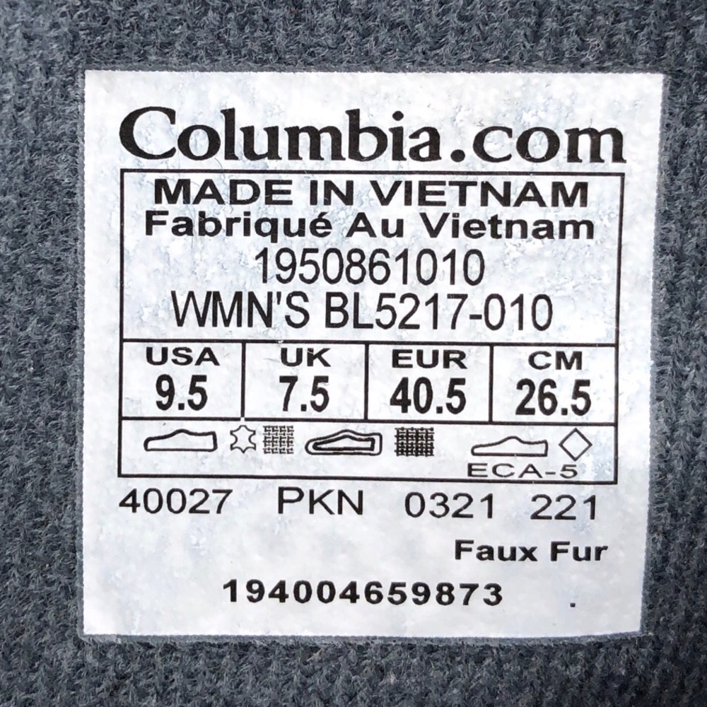 Columbia Ice Maiden Slip  III Winter Snow Boots 9.5 - Picture 8 of 13